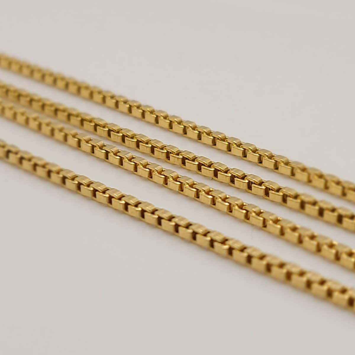 Lot De 3 Chaînes En Plaqué Or – À Réparer / Pour Pièces – Bijoux Vintage